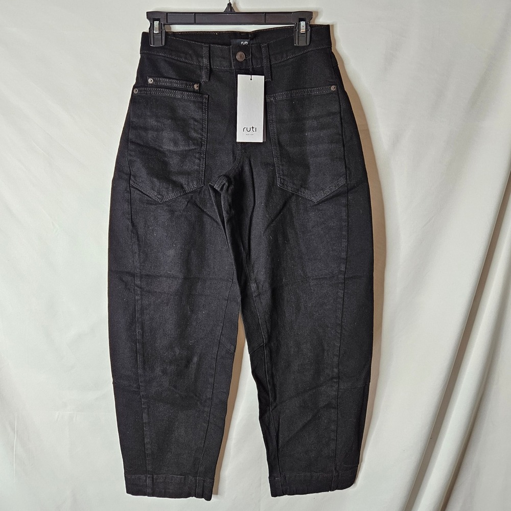 Ruti The Slouchy Jeans 2.0 in Black sz 4 NWT